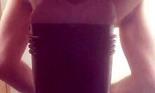 Gazzadomm me fucking my fleshlight male toy