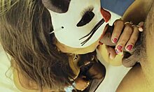 I Got A Deepthroat Blowjob From The University Girl At My Friend's House, Her Big Cock Skills Were Amazing