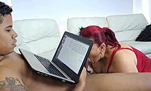 My stepmother won't let me work, she wants to fuck