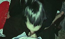 Sweet Latina Sucks Big Cock in Homemade Scene.