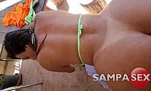 amazing hotwife milf gets anal creampie from marquesxxx