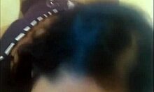 Deisyyeraldine gives blowjob, sucks cock, takes facial and swallows cum