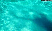 Feeling the passion in this hot blowjob by the poolside, so intense and wet