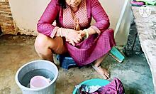 Indian Desi Bhabhi Fucks Neighbour Boys In Bathroom