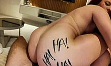 Redhead Stepdaughter Blows And Rides Stepfather Cowgirl