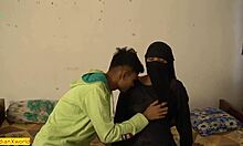 Indian Hijab Girl Feels Passion During Sex with Husband's Friend.