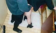 Plumber Fixes Her Sink And Gets Wet