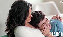 Spanish milf penny barber coddles her boy ricky with hardcore ass play