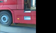 flashing and masturbating on the highway