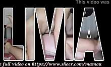 Livia, Pretty Tattooed Amateur in Intimate Scene