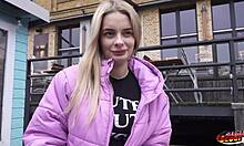 German scout pick up saggy tit nurse Naomi Love for castin fuck, talkin too much