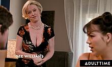 Step Milf Teaches Son Anal Fuck in Threesome with GF!