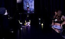 Wouldn't do some fetishes, but flor de damiana looks hot in sheer red lingerie