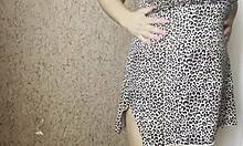 Morning hot handjob with conversations and pussy massage