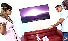 Fit latina teen Mai Bailey in lingerie gets rough fucked