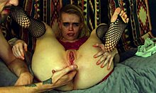 Tiny Goth Girl Sucks And Fucks Huge Cock With Intense Squirting