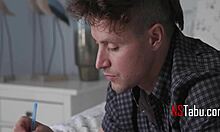 SUPER HOT BRUNETTE STEP SIS DROPPED HER PANTIES AFTER DROPPING HINTS!