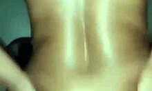 amateur sex with a mature blonde in lingerie, her huge tits and big ass getting fucked by a black guy.