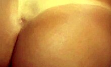 amateur sex with a mature blonde in lingerie, her huge tits and big ass getting fucked by a black guy.