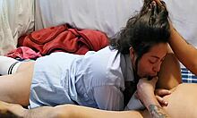 secretaria ejecutiva puta le mama la verga y el culo a su jefe por un aumento