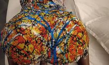 Teasing him after shower