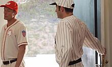 Girls Play Suggestively With Their Baseball Player Fathers