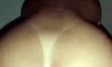 amateur sex with a mature blonde in lingerie, her huge tits and big ass getting fucked by a black guy.