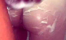 Stepbrother tries slipping his dick inside stepsisters ass without her noticing she has the perfect ass for anal