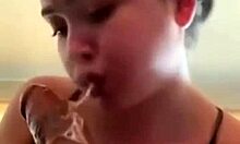 Sloppy head on that monster cock