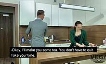 Stepsister read the book and sucked a dick