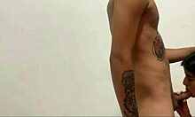 Stepsister sucks my cock again, filling her mouth with cum when home alone