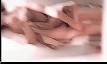 Amateur shemale japanese masturbating while looking in the mirror