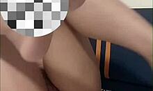 hot girl strokes pussy while dancing solo