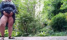 Powerful Mother-In-Law Pees Standing Up