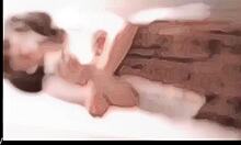 Amateur shemale japanese masturbating while looking in the mirror