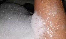 Lonely Teasing In Jacuzzi With Relaxing Music