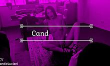 Two Latina Teens Explore Vibrators in Lesbian Threesome