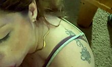 sexy milf wife teases hubbys throbbing cock with deep sucks until explosive cum