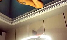 married housewife sucks cock in front of cuckold then rides dick hard