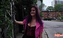 i'm mélanie, a sexy quebecoise being very naughty part 1