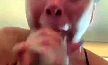 Sloppy head on that monster cock