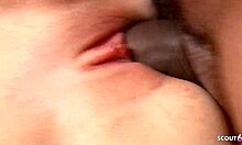 Fit Blonde Nymphomaniac Hairdresser Girl Seduces Big Black Client to Fuck!