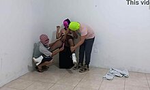 My wife the slut wanted to fuck my coworker and have me watch 😏 trio real homemade