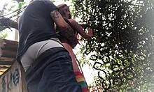 No Quintal Fodendo O Cu Da Ruivinha Sex Toy