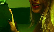 i throatfuck the big ass babe in red lingerie doggy style