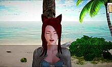 My New Family 57: Amateur Teen With Small Tits In Erotic Game