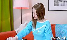 Redhead angel craves deep hardcore penetration