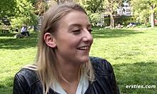 hot 19-year-old munich girl films herself in intimate bedroom moments