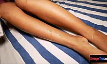 Shy thai amateur teen blowjob and missionary