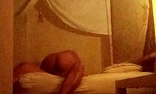 My virgin stepsister moans as I fuck her dripping pussy in the hotel room, clothes ripped off